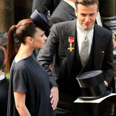 Pregnant Victoria Beckham