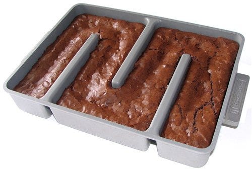 Baker's Edge Edge Brownie Pan