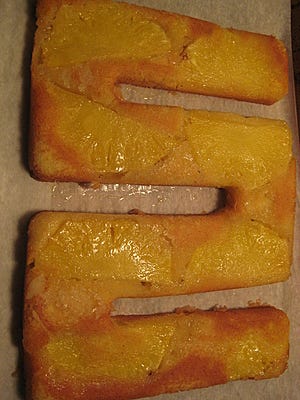 Pineapple Upside Down Cake Edge Only