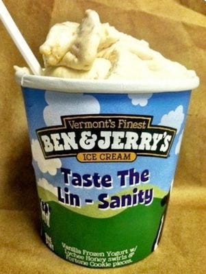 Ben & Jerry's Jeremy Lin Flavor
