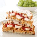 Give your PB&J an update with peanut butter, bananas, and any jam of your choice sandwiched between cinnamon-raisin swirl bread. Healthy and tasty: You can't beat that!<br /><br /><b>Recipe: <a href="/recipefinder/PB&J" target="_blank">PB&J with Bananas</a></b>