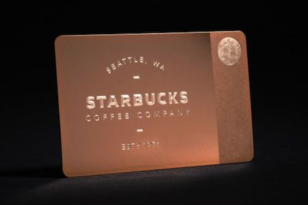 Starbucks Rose Gold Gift Cards Sell Out On Gilt After Mistake 450 Limited Edition Starbucks Gift Cards On Ebay For Thousands