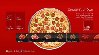 Pizza Hut Xbox App