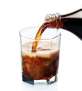 Soda pouring