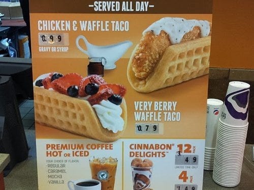 Taco Bell Waffle Tacos