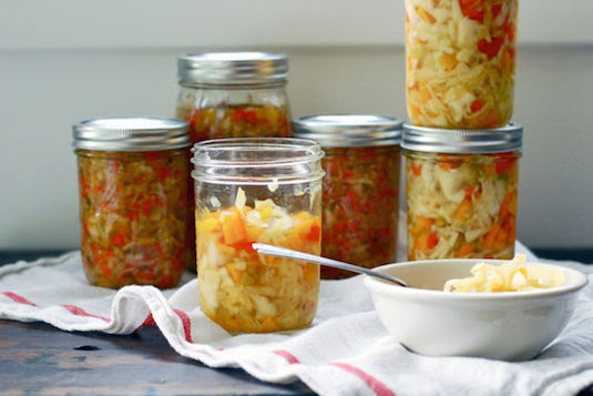 Food, Yellow, Mason jar, Food storage containers, Ingredient, Canning, Cuisine, Pickling, Preserved food, Food storage, 