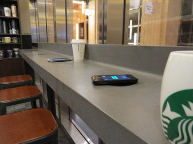 Starbucks Begins Rollout Of Duracell Powermat Charging Stations