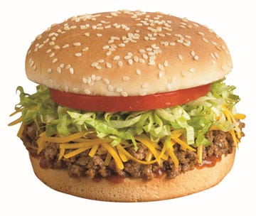 Bun Taco from Del taco