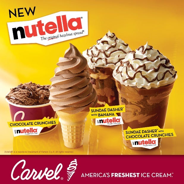 nutella ice cream