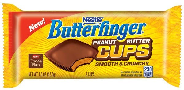 butterfinger peanut butter cups