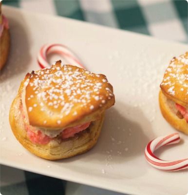 Candy Cane Grilled Cheese - Candy Cane Sandwich