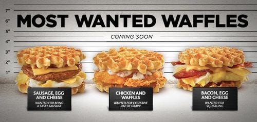 white castle breakfast sandwiches