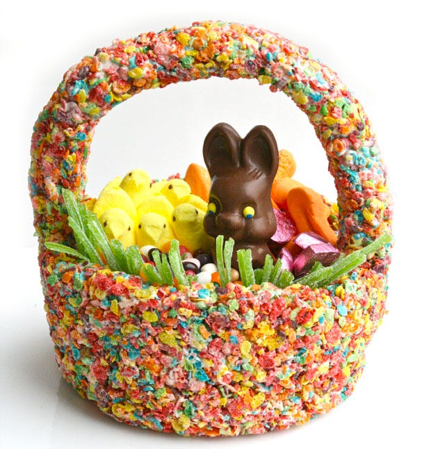 Cereal Edible Easter Basket