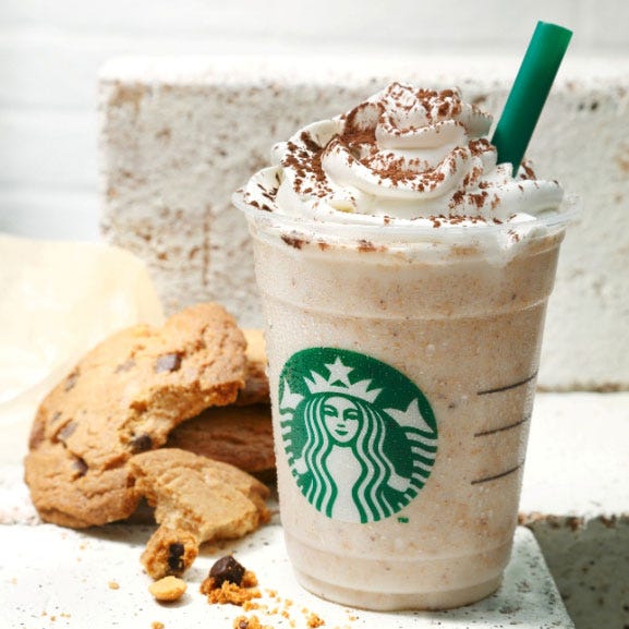 chunky cookie frappuccino