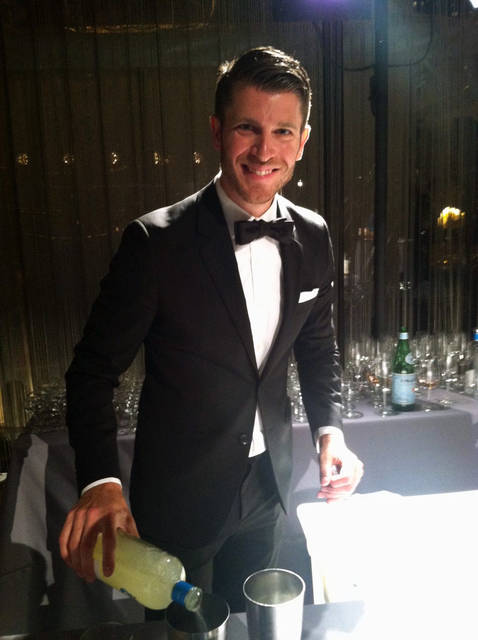 Bartender at the James Beard Awards