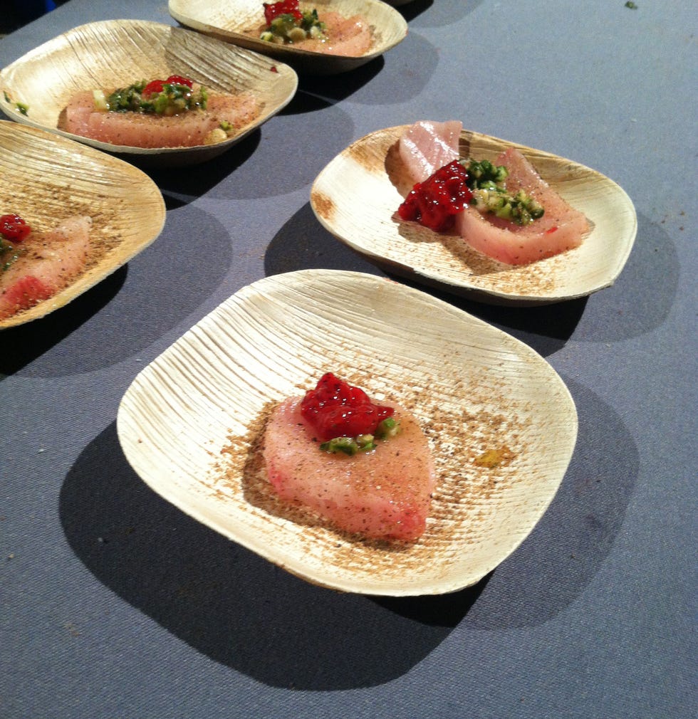 Halibut Crudo at JBFA