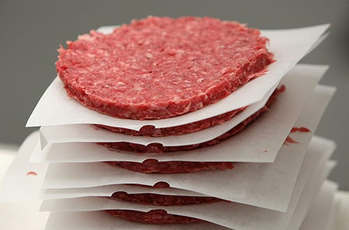 hamburger beef patties