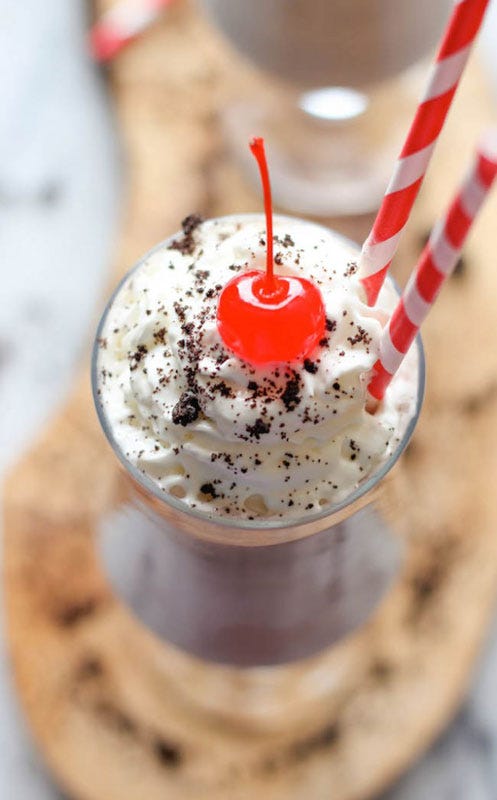 kahlua cookie and cream milkshake