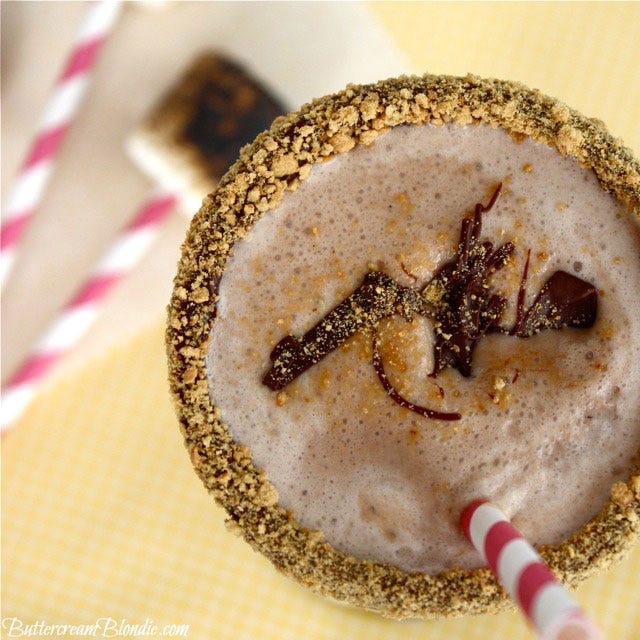 boozy smores shake