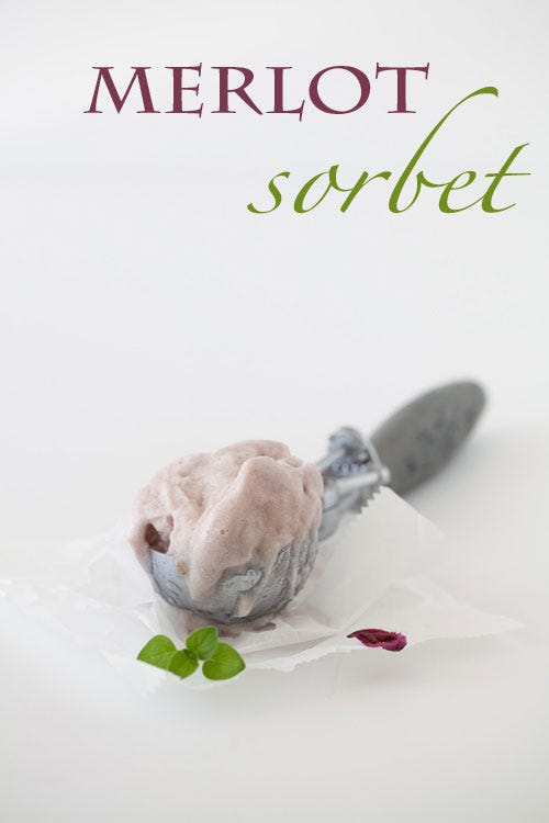 merlot sorbet
