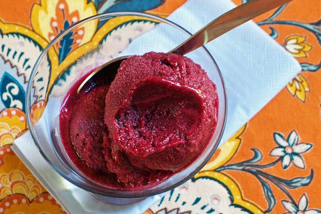 grape cabernet sorbet