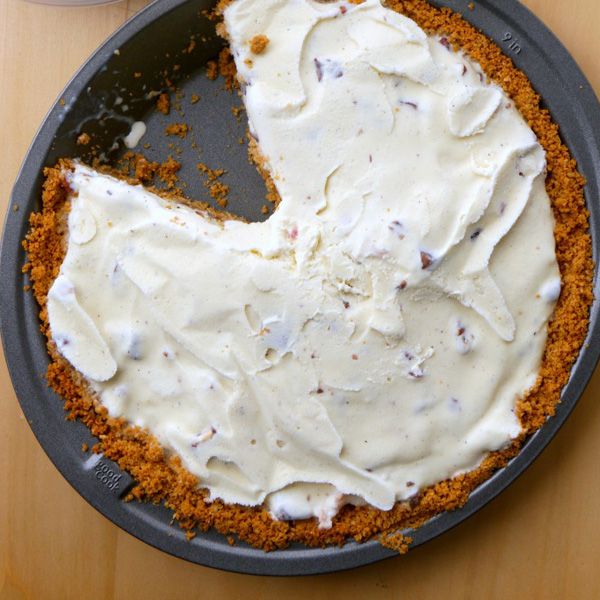 Salted Caramel and Bacon Ice Cream Pie