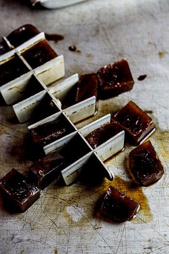 coffee iced cubes