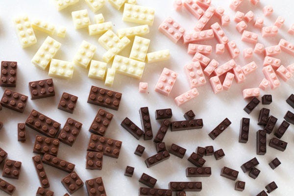 chocolate legos