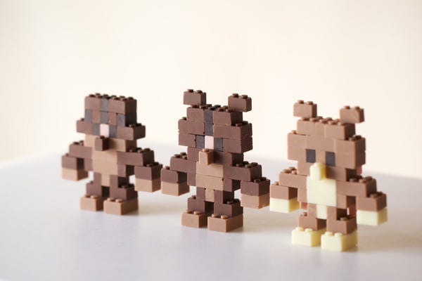 chocolate legos