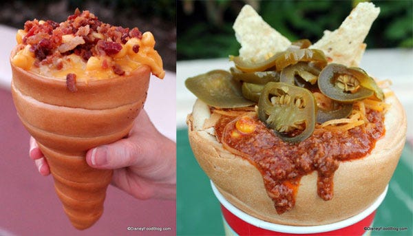 cheesy bread cones