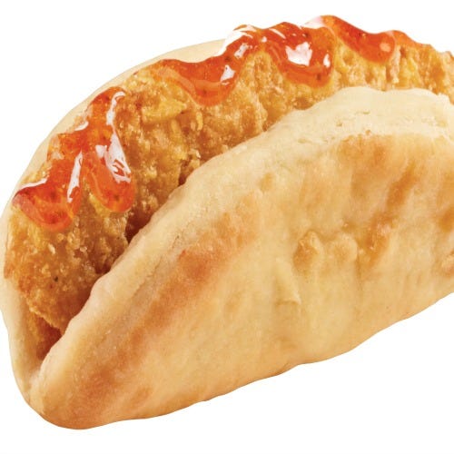 Jalapeno Honey Chicken Biscuit Taco