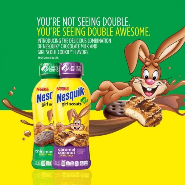 Nesquik Girl Scout Cookie Milks