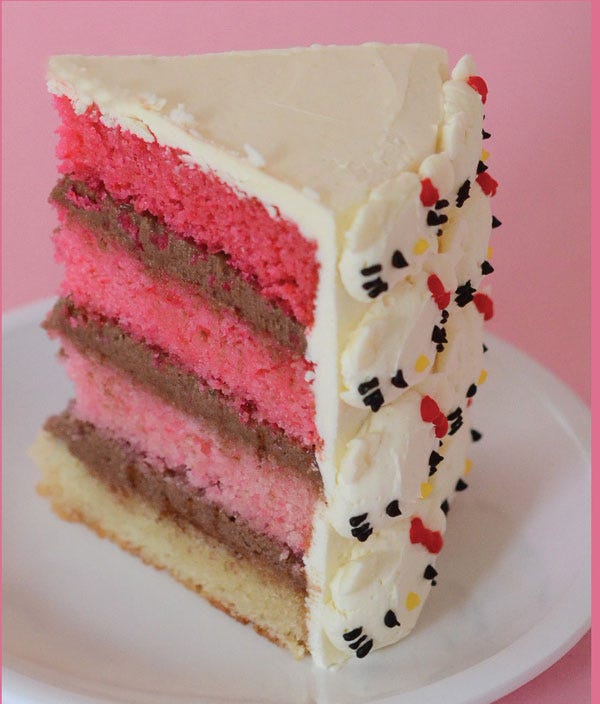 ombre cake