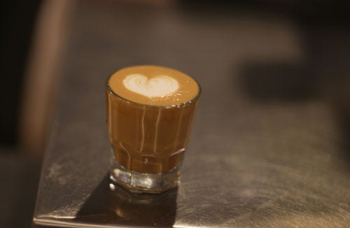 coffee heart