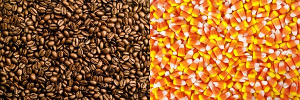 candy corn coffee