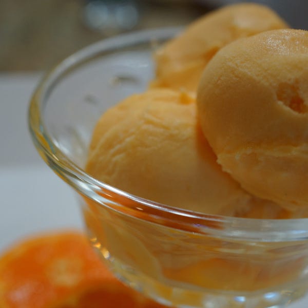 Tangerine Creamsicle Frozen Custard