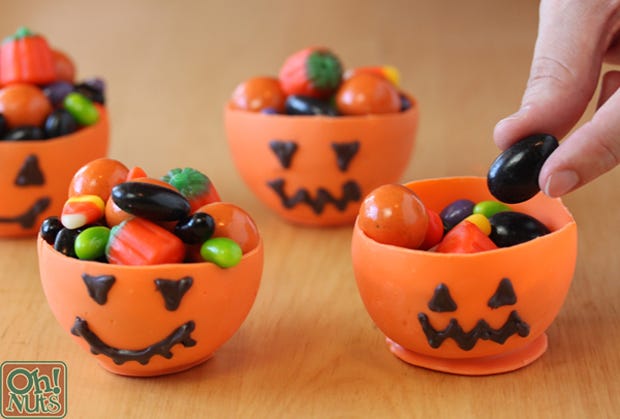 Pumpkin Candy Cups