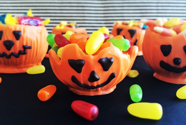 Pumpkin Candy Cups