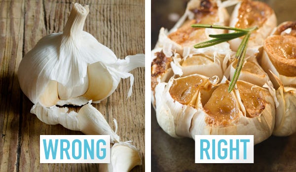 roasted garlic