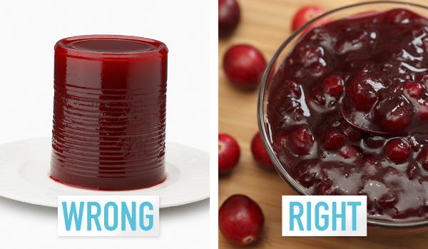 cranberry sauce