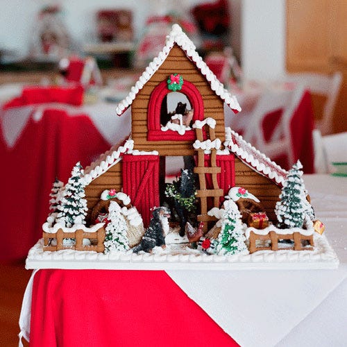Christmas decoration, Winter, Interior design, House, Gingerbread house, Holiday, Dessert, Christmas eve, Christmas, Decoration, 