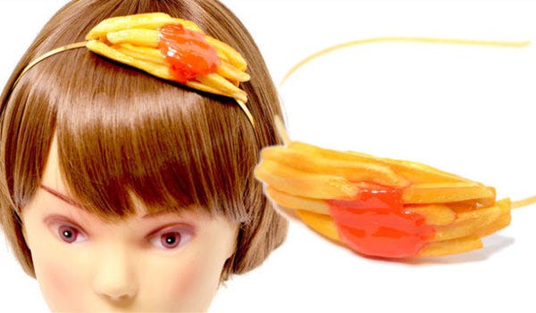 French Fries and Ketchup Headband