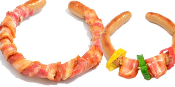 Bacon Sausage Necklaces