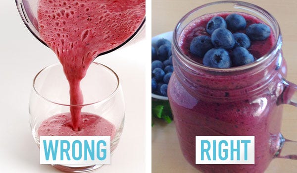 mason jar smoothie
