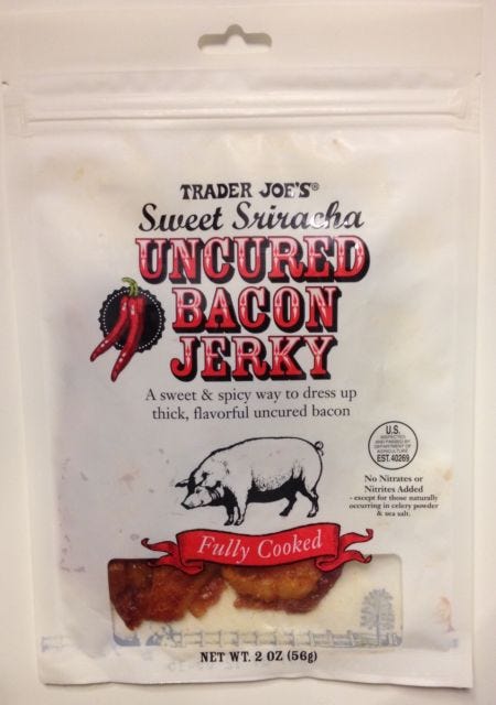 bacon sriracha jerky