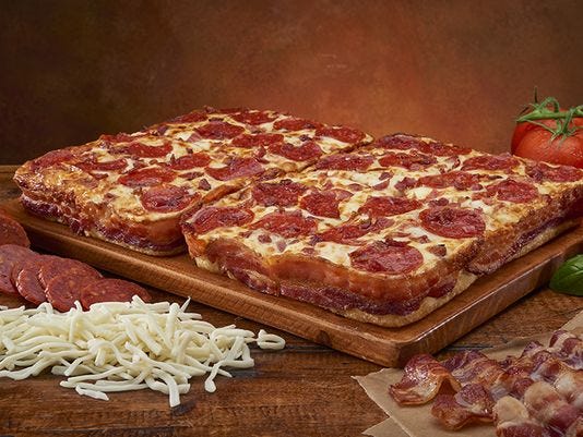 bacon wrapped pizza