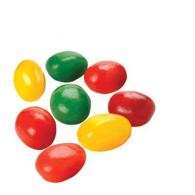 Cut jelly beans in half to use as feet, noses, and arms. Attach with dabs of marshmallow spread. Use decorating icing for facial details. Store in an airtight container for up to two days.