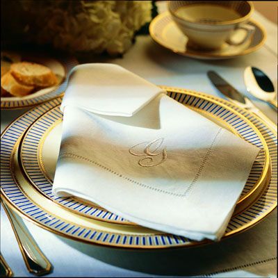 Napkin Folding - Waterfall Pleat Napkin