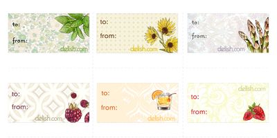 <p>Perfect for the foodie in your life, or a kitchen-friendly present, this sheet of gift tags has all sorts of tasty designs, ranging from summer-kissed strawberries to fun and friendly basil. They're great for use all year long, giving all your gifts a personalized touch.</p><br />

<p><a href="/cm/delish/printables/all_gift_tags.pdf" target="_new">Print this design!</a></p>