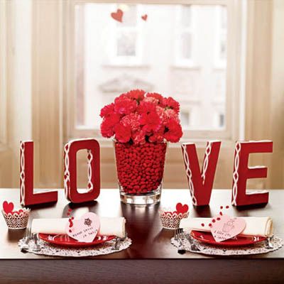 Diy Valentine S Day Table Decorations Settings And